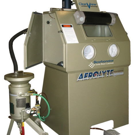 Bicarbonator Soda Blast Cabinet