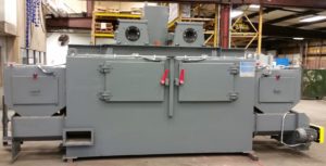Custom rebar blasting machine