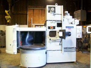 Wheelabrator 40" Table Blast