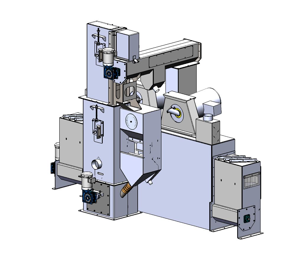 Rebar blast machine rendering